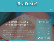 Tablet Screenshot of drjaykang.com
